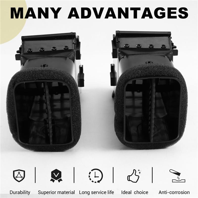 2Pcs For Toyota Prius 2004-2009 Dashboard Air Vents Grille Air Conditioner Outlet Panel Fresh Nozzle(Middle Left Right)