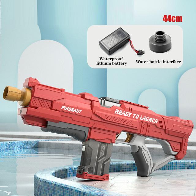 Elektrische Wasserpistole 2er Set – Automatisch Mit LED Licht – USB Wiederaufladbar – Reichweite 6 M – Für Kinder &