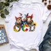 Leopard Ocd Pig Animal Printed T Shirt Unisex Rainbow Funny Tshirt Femme Harajuku Kawaii Clothes Summer Fashion Tshirt Female
