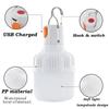 80W Emergency Light Outdoor Camping Supplies Edc Outdoor USB Rechargeable LED Light Bulb Lantern Hiking Sports Entertainment