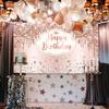 KatchOn, XtraLarge Rose Gold Happy Birthday Banner - 72x44 Inch | Birthday Decorations for Women, Girls | Backdrop Banner for Rose Gold Party