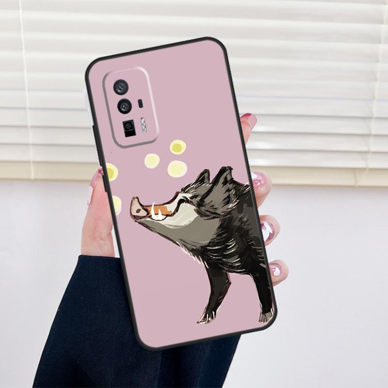 Wild Boar Cover For Xiaomi 13 14 15 Ultra 11T 12T 13T 14T Pro POCO X7 Pro X3 X5 X6 M6 F5 F6 Pro Case