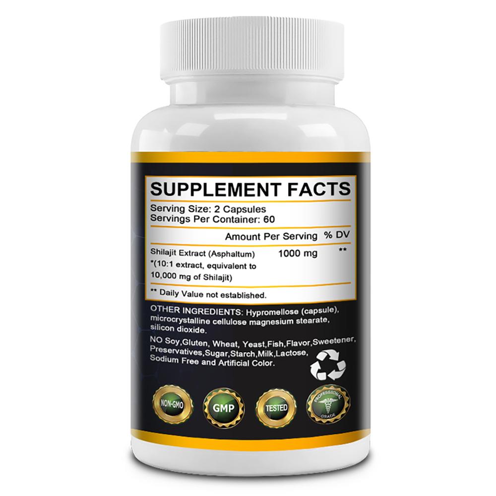 Kräuterextrakt 1000 mg Nahrungsergänzungsmittel, 120 Kapseln pro Flasche