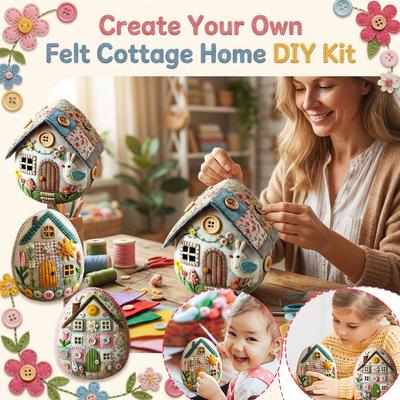 Patchwork-Eierhaus DIY-Bausatz