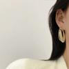 Mesh Crystal Ear Clips Fashion Earrings