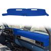Dash Cover  Fit For 1981-1991 Chevy Chevrolet C/K/R/V Series Suburban Blazer,GMC C/K/R/V Series Jimmy,Dashboard Mat Pad Carpet (Blue)