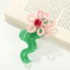Women Hair Claw Bowknot Flower Shape Anti-slip Teeth Hair Clip Large