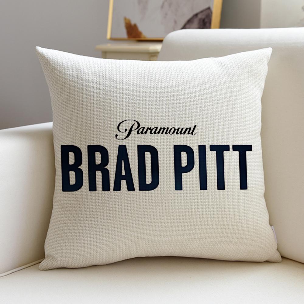 Handsome BBrad PittS Cushion Cover Pcs Linen Throw Pillow Covers x x Modern Home Decor