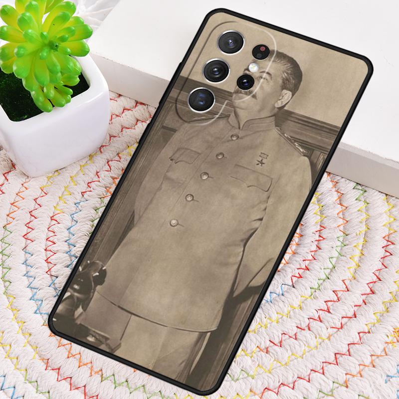 Russian Stalin Ussr TPU Phone Case For Samsung Galaxy note 10 pro S26 S25 S24 S23 S22 Ultra Plus S21 FE S20 Shockproof Cover