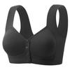 Spot wholesale new large size middle-aged and elderly mother breastfeeding bra front open buckle thin gathering no steel ring underwear women