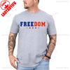 Charlie Kirk Tshirt Freedom Memorial Tribute Patriotic Sweatshirt Hoodie Rest In Peace True Patriot Pray For Him Cotton Shirts