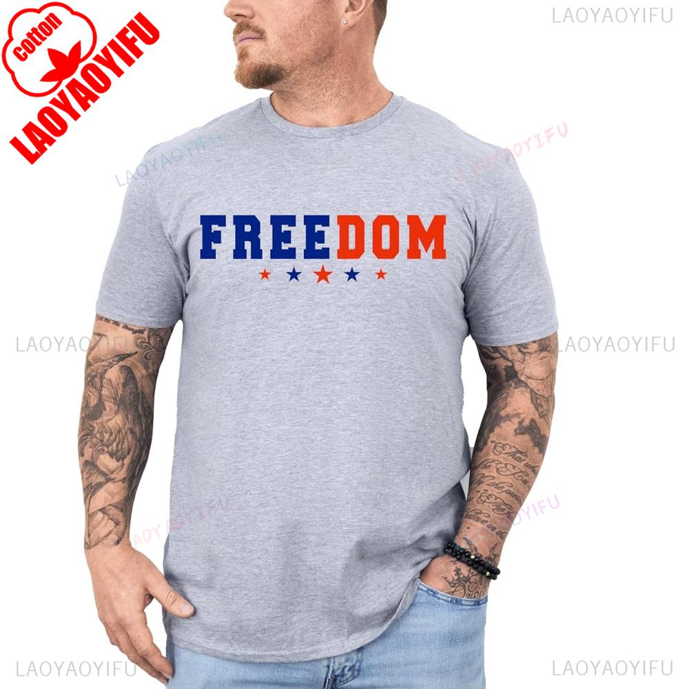 Charlie Kirk Tshirt Freedom Memorial Tribute Patriotic Sweatshirt Hoodie Rest In Peace True Patriot Pray For Him Cotton Shirts