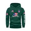 Men's Puerto Rico Flag Hoodie Casual Long Sleeve Sweatshirt Front Pocket Comfortable and Stylish for Fall/Winter