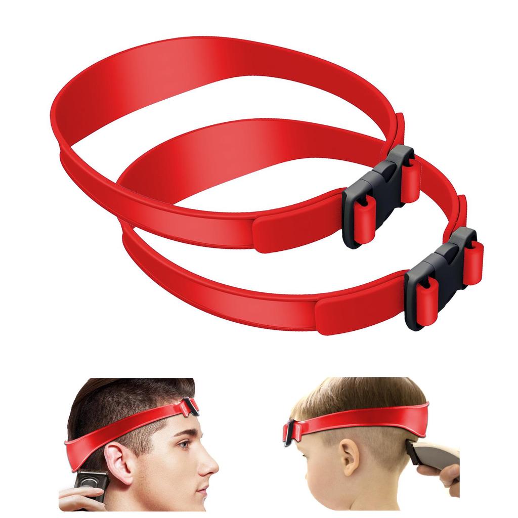 2nd Gen Silicone Haircut Band for Men's DIY Flat Top & Curved Neckline