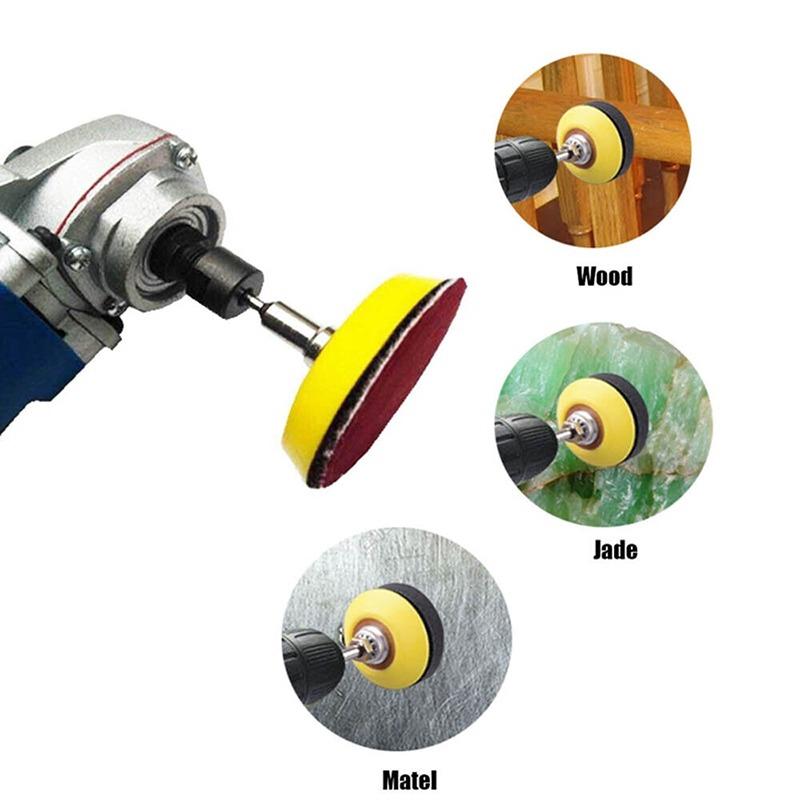 120PCS Sanding Discs Pad Kit for Drill Grinder Rotary Tools + Backing Pad 2 Inch