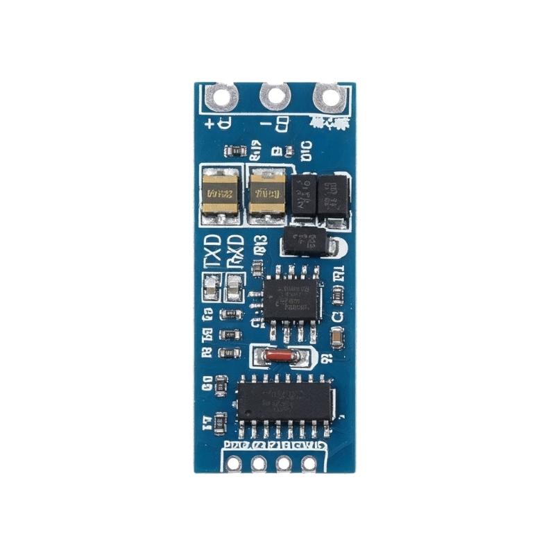 Serials Communication Converters Board TTL To RS485 Module with 3.3V5V Power Supporting, Clear Wiring Labels and TXRX Display Light for Projects