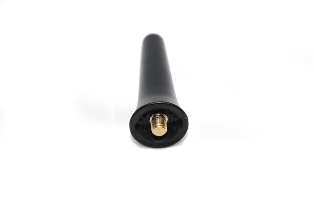AutoStyle Helical Short Antenna with M6 Thread for ABARTH and FIAT 500 Series 4 and Round Antenna M6 Part Number 382029 (60mm) 595/695 later. Base,