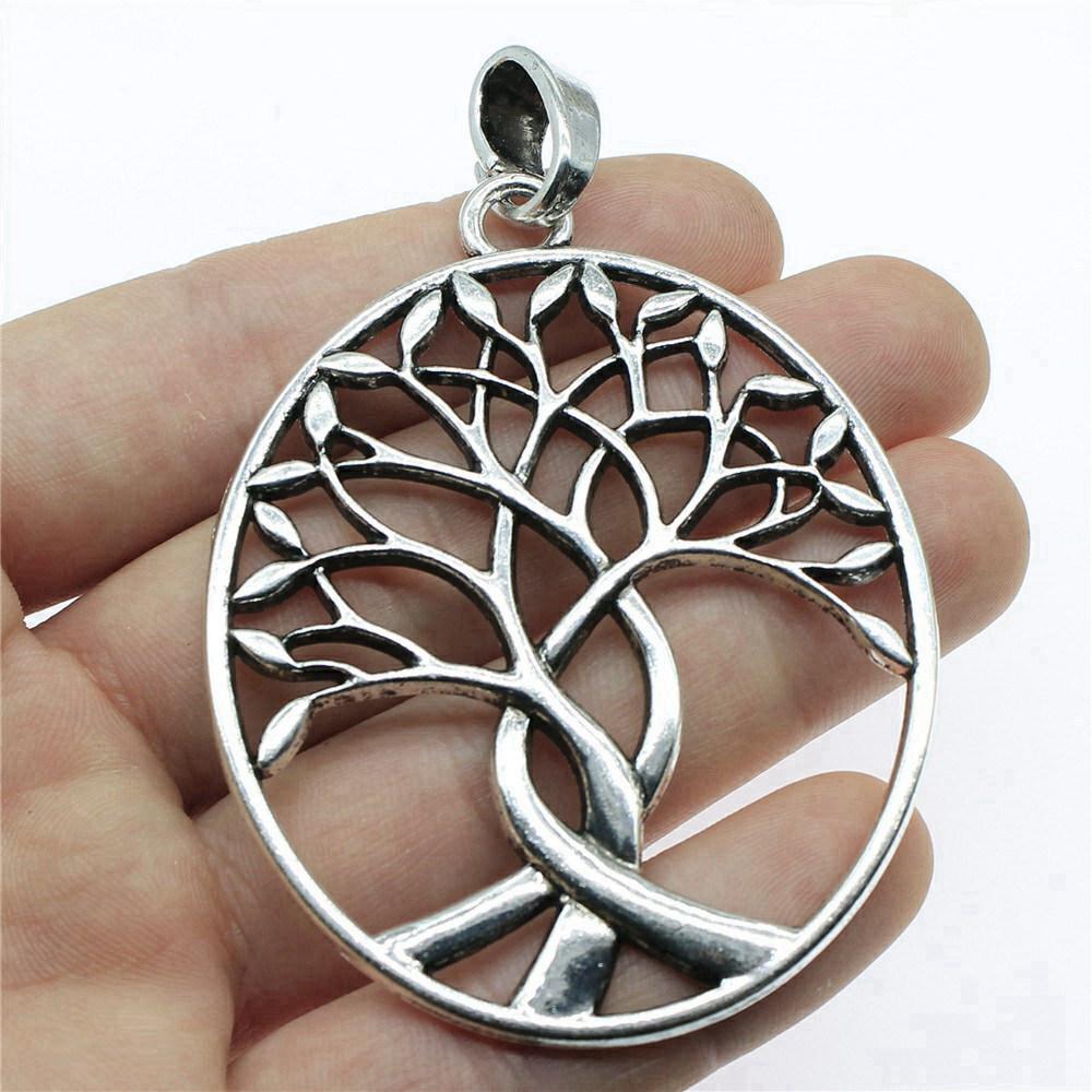 Charms Big Tree Of Life Pendants Wedding Jewelry Findings QC017