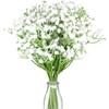 5Pcs Mixed Artificial Flowers Floral Arrangement Artificial Plant Artificial Eucalyptus Leaves Silver Dollar Leaves Wedding