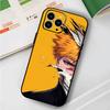 anime bleach   for iPhone 15 16 14 Plus 13 12 11 17 Pro Max 17 Air Black Soft Phone Cover