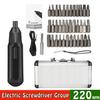 Mini Electric Screwdriver Set USB Rechargeable Cordless Electric Screwdriver Handle Drill with 36+1 Bit Set  DC 3.6V