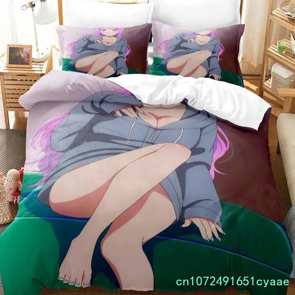 Anime Più Che Una Coppia Sposata, Ma Non Amanti Set Biancheria da Letto Ragazzi Ragazze Twin Queen Size Copripiumino Federa Letto Bambini Adulto