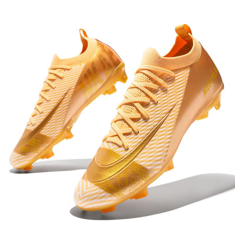 New Men's Soccer Shoes FG Top Quality Non-Slip Football Boots Training Cleats Sneakers Wholesale Drop Shipping Unisex Adult