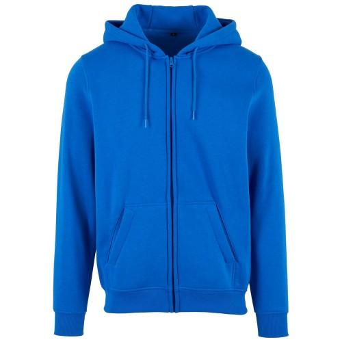 Build Your Brand Mens Heavy Full Zip Hoodie