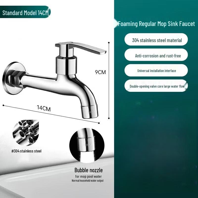 OEING 304 Stainless Steel Washing Machine Faucet