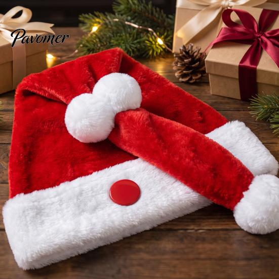 Creative Adult Holiday Apparel Animated Naughty Santa Hat for Adults, Funny Singing Dancing Christmas Cap, Soft Hats Adults Velvet Party Hat, Gag Gift
