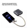 Fashionable 2 in 1 Phone Lanyard Strap Data Cable PD60W Charging Cord Type C 1.2m Crossbody Type/30cm Wrist Type