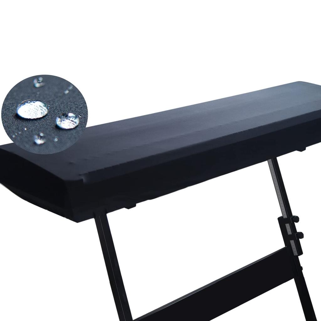 Mooson Piano Dust Cover for Small Locking Protects from Dust and Dirt 61-88 Keys, Weighted, Keyboard, Waterproof, Clasp, (61-76 Keys)