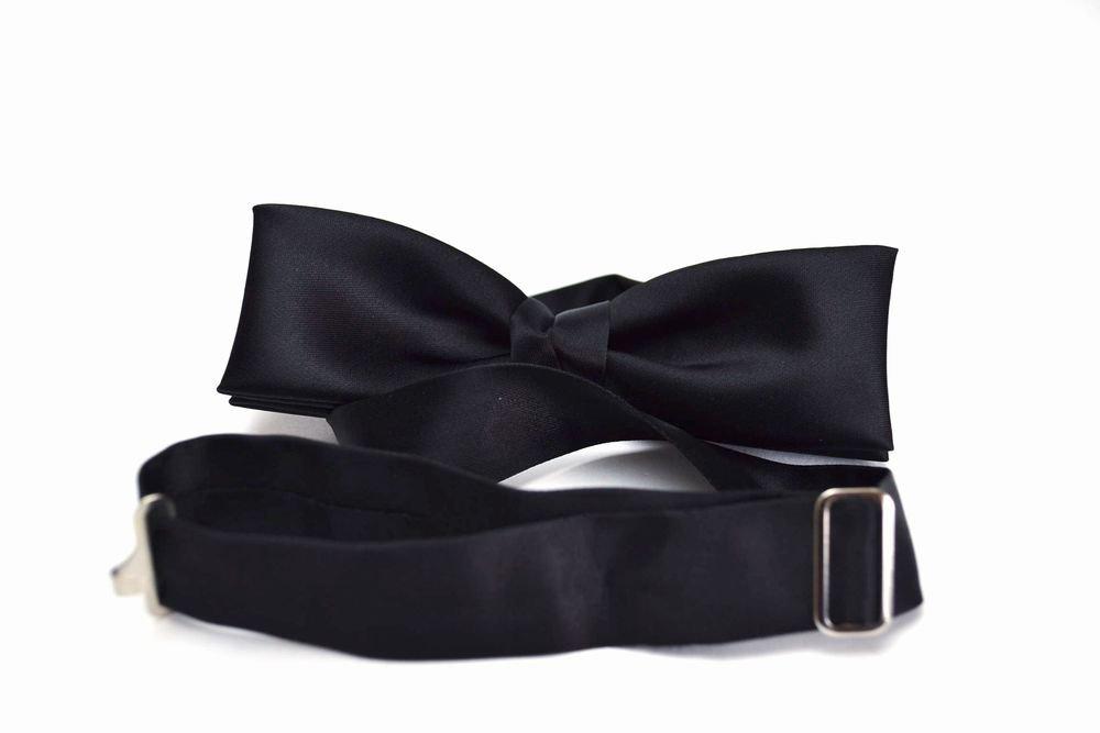 [Flying Blue] Formal Bow Tie, Made in Japan, Black CR-CH-302-Y
