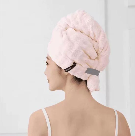 

Новое поступление: Быстросохнущее абсорбирующее полотенце-обертывание для волос - Женская защитная шапочка-платок для ванной Other