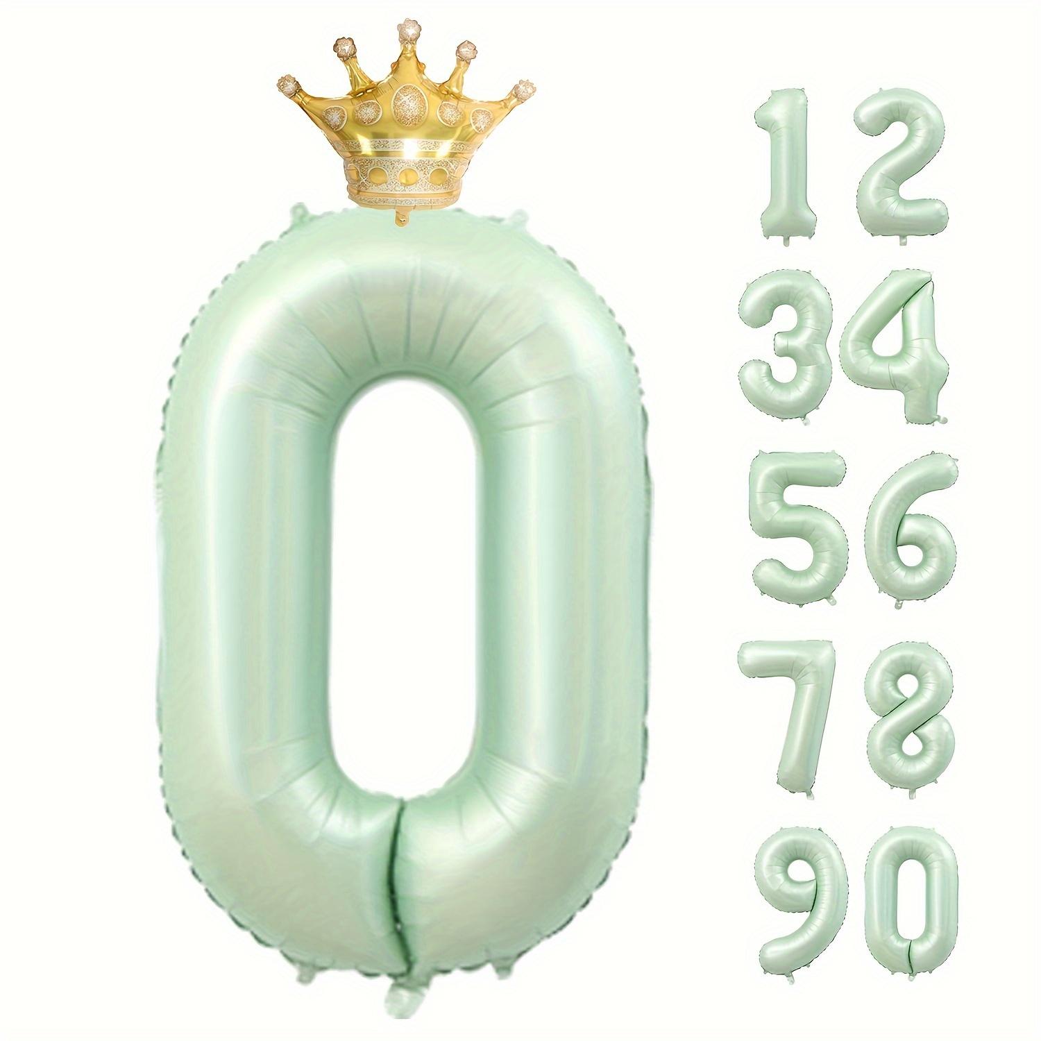 

Набор цифровых шаров «Корона» оливково-зеленого цвета 40 дюймов — подойдет для празднования Нового года, дня рождения и годовщины 0