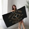 Y-Yellowstone-Dutton-Ranch Wild-Western-Rugged Beach Towel Colorful Bath Towels for Girl Microfiber Free Beach Yoga Spa Gym Pool