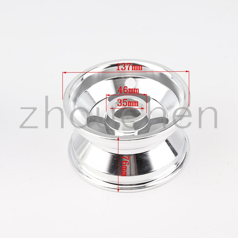 All Aluminum Drift Karting Wheel Hub 10x3.60-5 Inch Bearing Type Wheel Hub