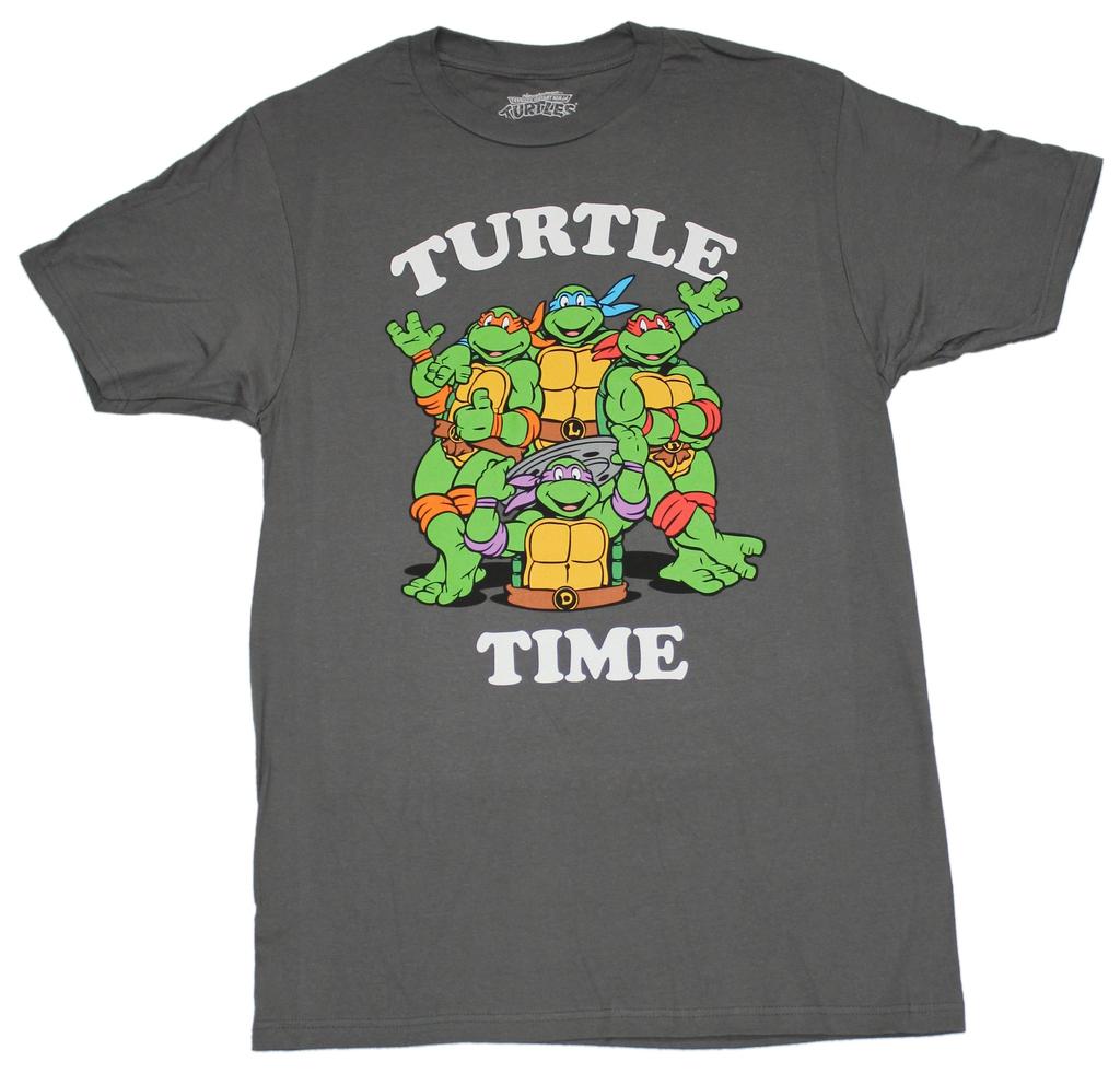 Teenage Mutant Ninja Turtles New Adult T-Shirt Its Turtle Time