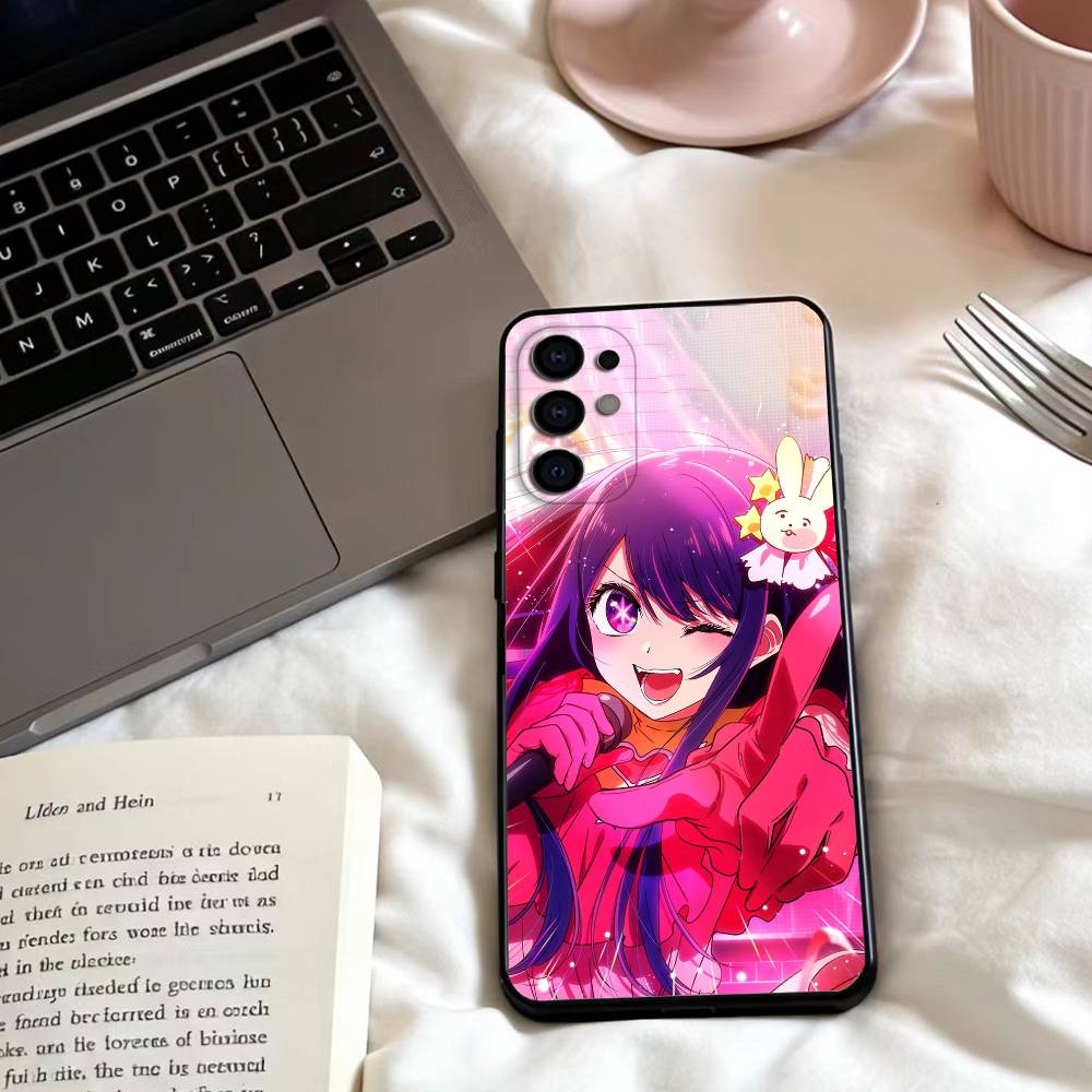 Anime O-Oshi no ko  Phone Case For Samsung S25,24,23,22,30,21,10,9,Ultra,Plus,Lite,FE,4,5 G Soft Black Case