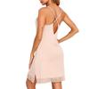 Adjustable Spaghetti Strap Pajama Lace Dress