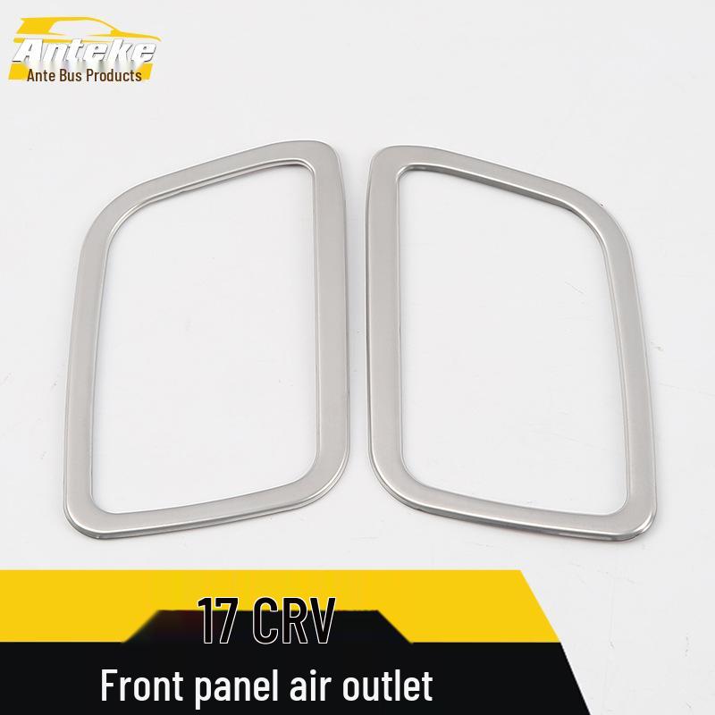 17 CRV Front Panel Air Outlet Decorative Stickers for Air Conditioning Vents.