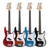 Elektrická baskytara Bullfighter s příslušenstvím 4strunná baskytara Elektrická baskytara Začátečník Úvodní představení Rockový nástroj Baskytara, (FD-Západ slunce)