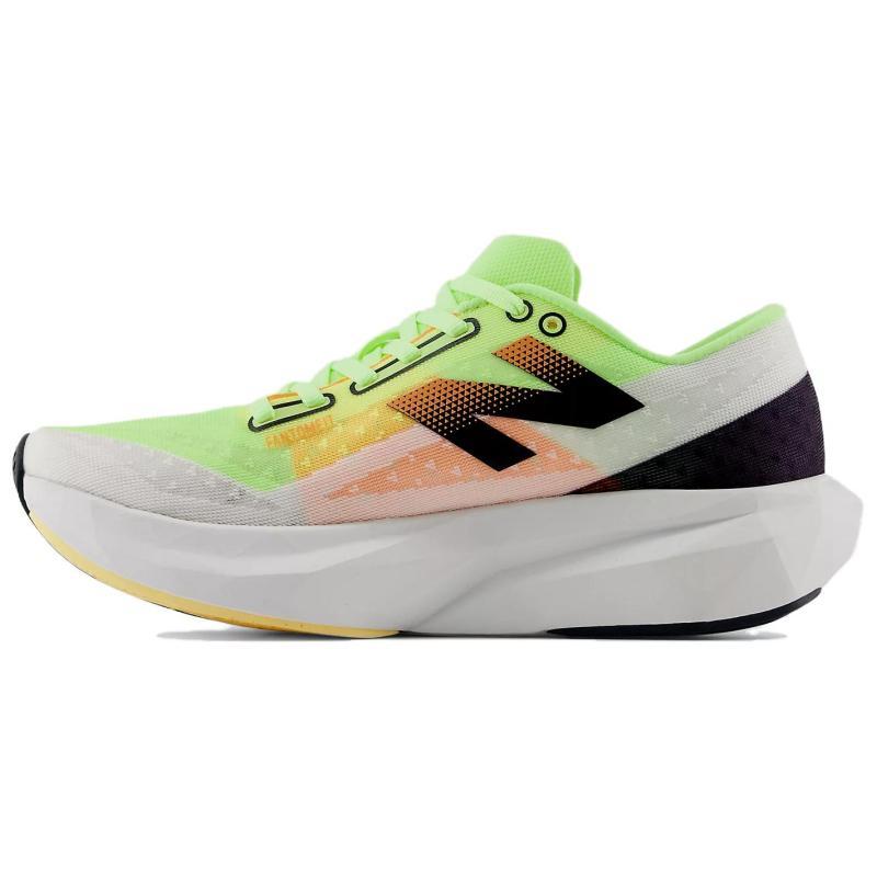 New Balance FuelCell Rebel V4 Bleached Lime Glo Hot Mango Sneakers MFCXLL4