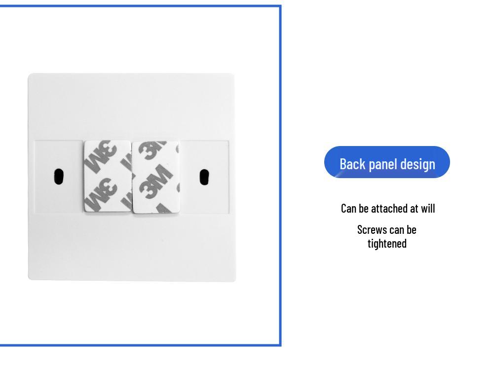 220V Wireless Single-Channel Remote Light Switch, Smart On-Off Panel, 433MHz, No Wiring Needed