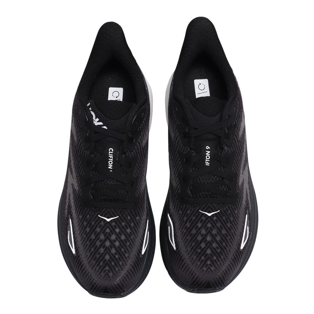 HOKA ONE ONE CLIFTON 9 BLACK/WHITE 25.0CM
