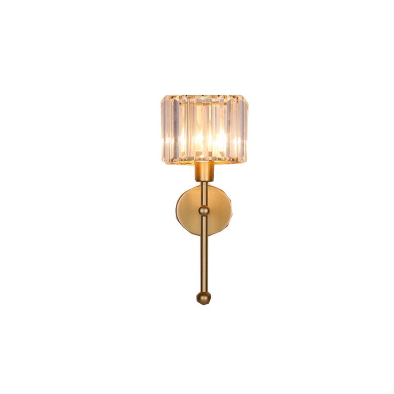 Kinkiet bedroom night lamp cabinet living room living room living room decoration balcony wall behind crystal wall lamp