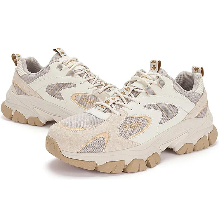 Kappa Textile , Synthetic Leather , Split Cow Leather Low top Chunky Sneakers Unisex White Gray (Unisex) Chunky Sneakers K0DZ5MC54D 205