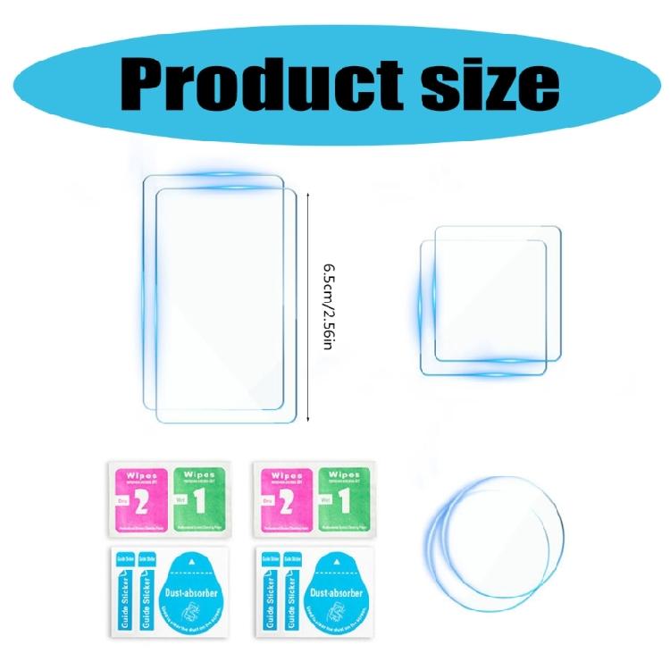 Action Camera Screen Safeguards, High Grade Glass for Action5 Main and Selfie Displays