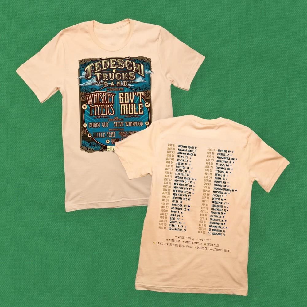 

NEW Tedeschi Trucks Band Tour 2025 Gift For Fan S to 5XL 2-sides T-shirt Unisex T-Shirt S