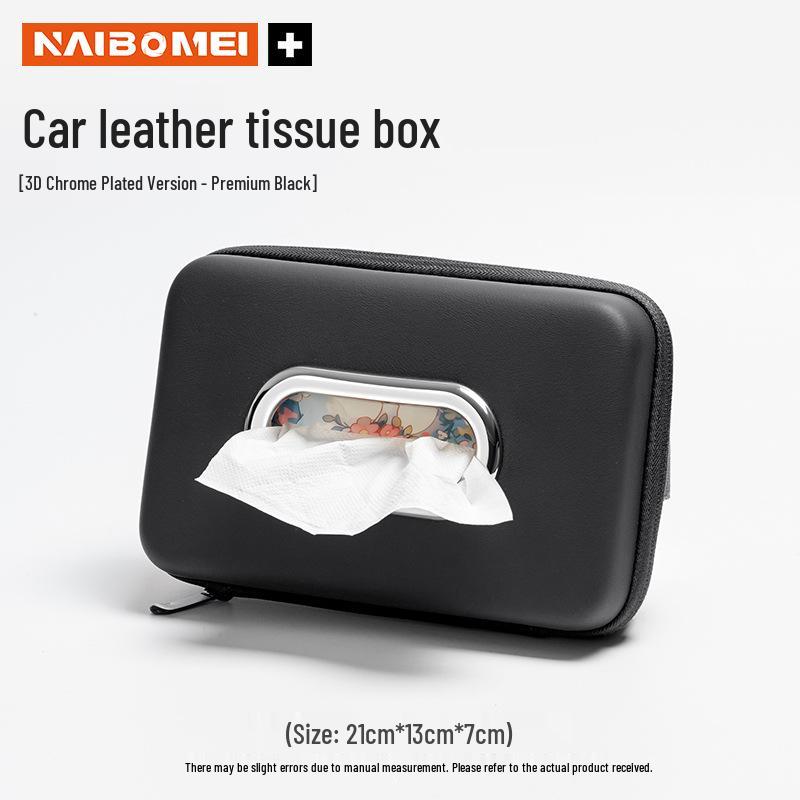 Compatible Tissue Box for Wuling Cars: Hongguang, Rongguang, Kaijie, Xingchen, Xingchi, and Bingo. Easily hangs on armrests.